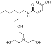 (Z)-4-[（2-乙基己基）氨基]-4-氧代-2-丁烯酸、三乙醇胺的化合物