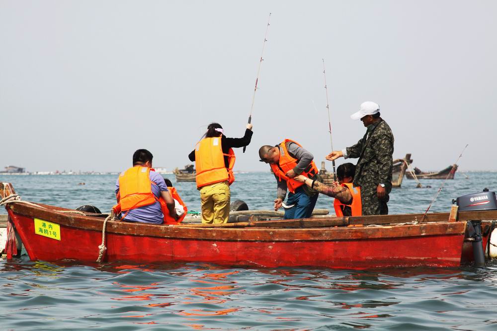 金石灘海上垂釣