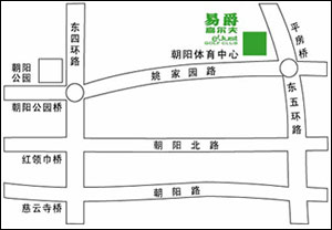 北京易爵高爾夫俱樂部練習場地理位置圖