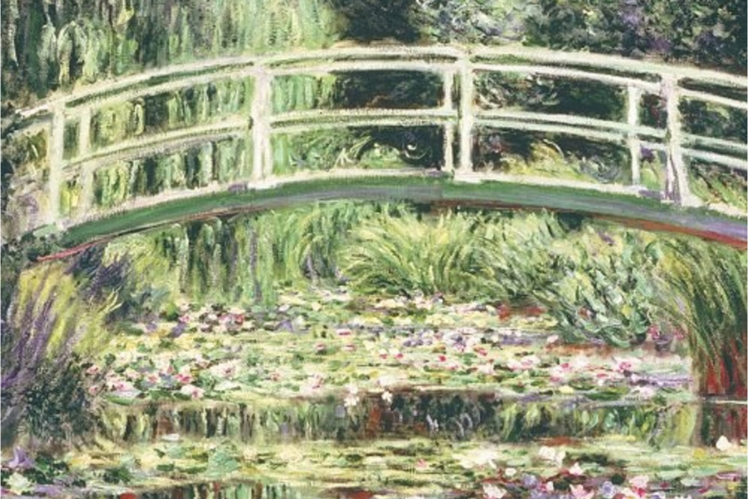 Monet Waterlily Garden Keepsake Box