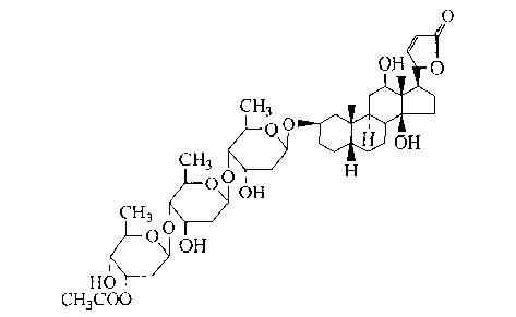 乙醯洋地黃毒苷-α