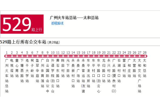 廣州公交529路