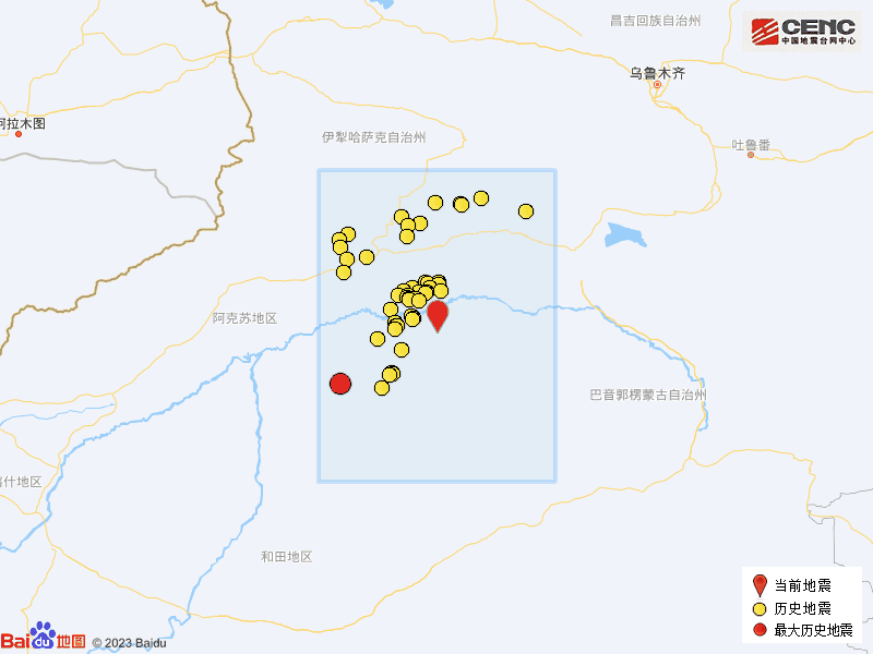 5·4沙雅地震