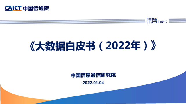 大數據白皮書（2022年）