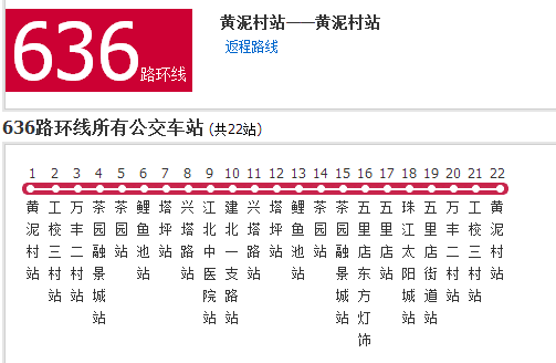 重慶公交636路環線