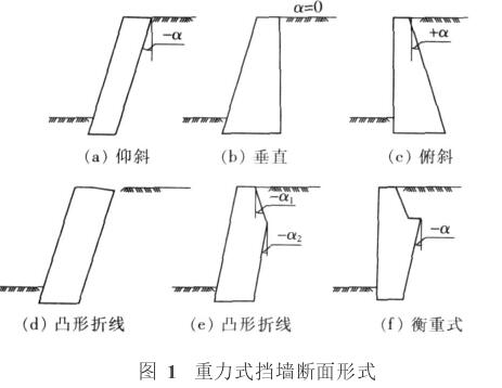 重力式擋牆