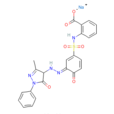 2-[[[3-[（4,5-二氫-3-甲基-5-氧代-1-苯基-1H-4-吡唑基）偶氮基]-4-羥苯基]磺醯基]氨基]-苯甲酸鈉