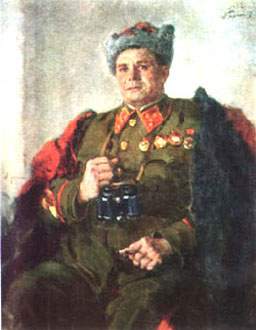 史達林格勒保衛戰時的葉廖緬科--油畫