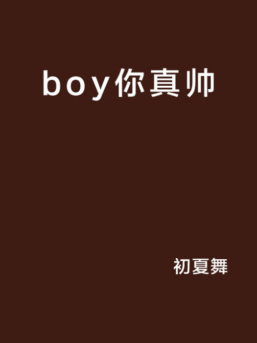 boy你真帥