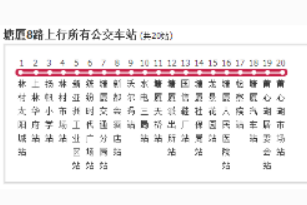 塘廈公交8路