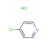 4-氯吡啶鹽酸鹽的結構式