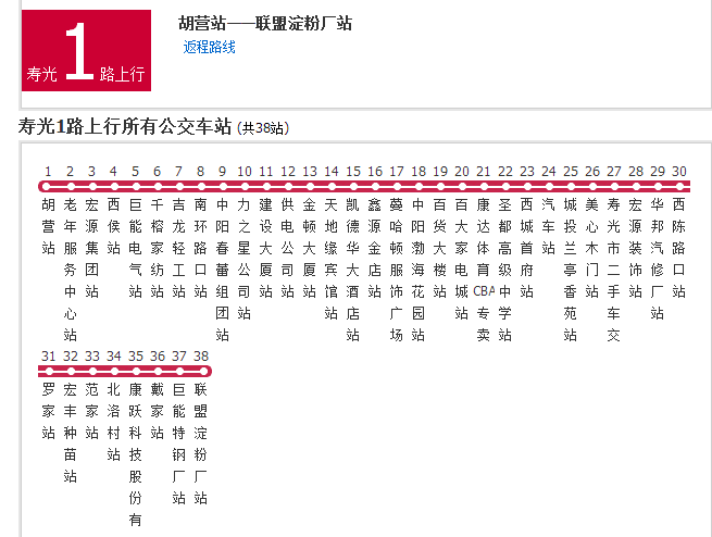 壽光公交1路