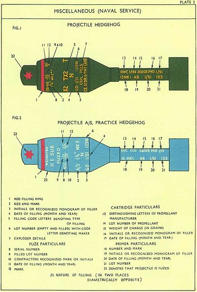 Live and practice projectiles