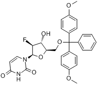 1-[5-O-[二（4-甲氧基苯基）苯甲基]-2-脫氧-2-氟-beta-D-阿拉伯呋喃糖基]-2,4(1H,3H)-嘧啶二酮