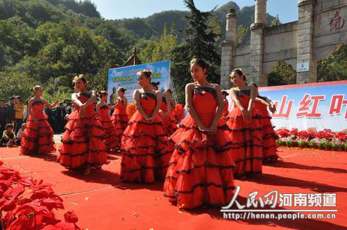 2011中國堯山紅葉節開幕式現場精彩演出