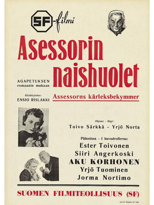 Asessorin naishuolet(芬蘭1937年Yrjö Norta等執導的電影)