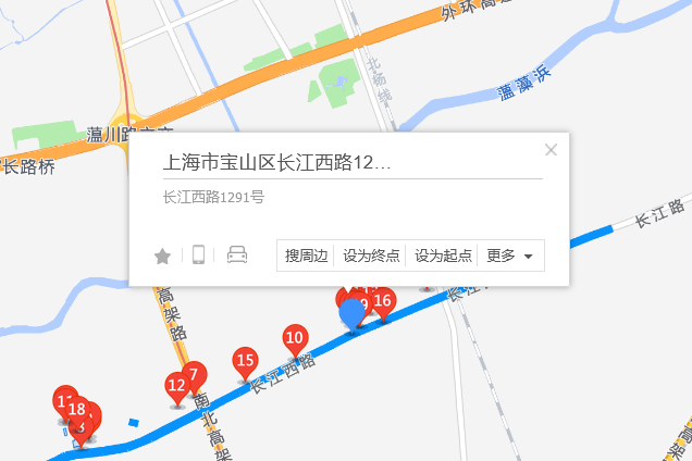 長江西路1291號