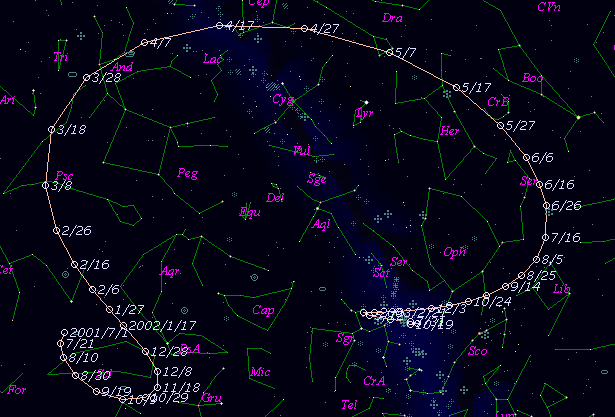 池谷-張大慶彗星經天圖