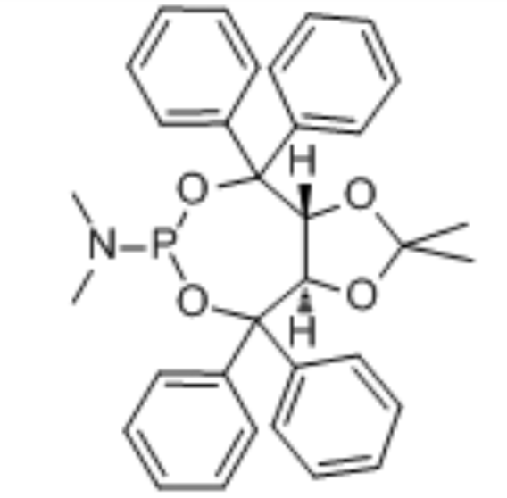 (3AR,8AR)-(-)-(2,2-二甲基-4,4,8,8-四苯基-四氫-[1,3]二氧並[4,5-E][1,3,2]二氧磷-6-YL)二甲胺