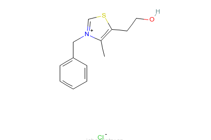 3-苯甲基-5-（2-羥基乙基）-4-甲基噻唑啉氯