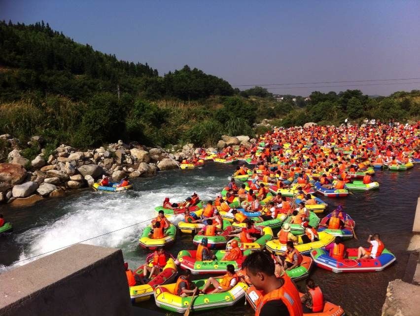 廬山冰川石大峽谷漂流