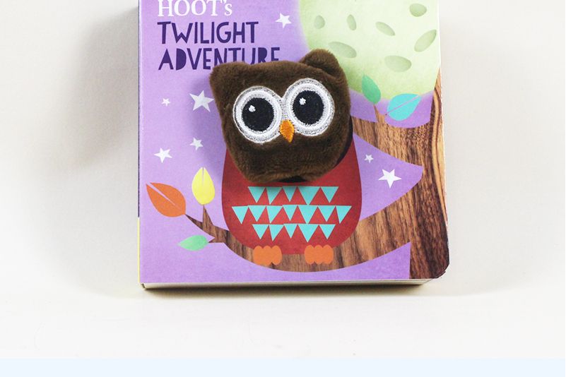 英文原版hoot\x27s twilight adventure puppet book