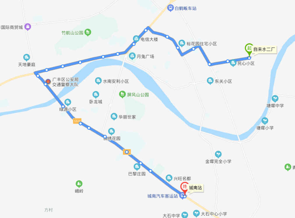 上饒公交廣豐611路