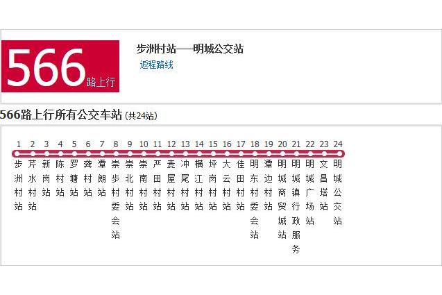 佛山公交566路