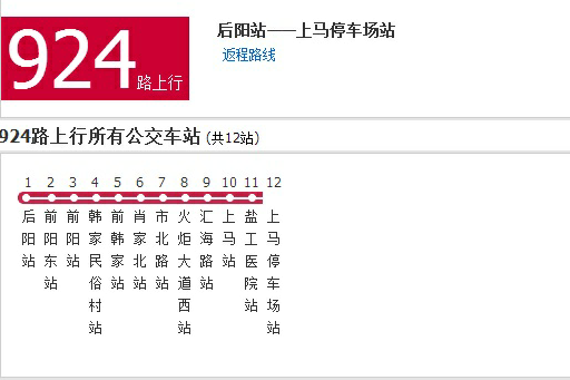 青島公交924路