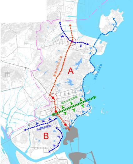 南屏、灣仔地理形勢