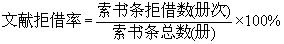 文獻流通統計指標