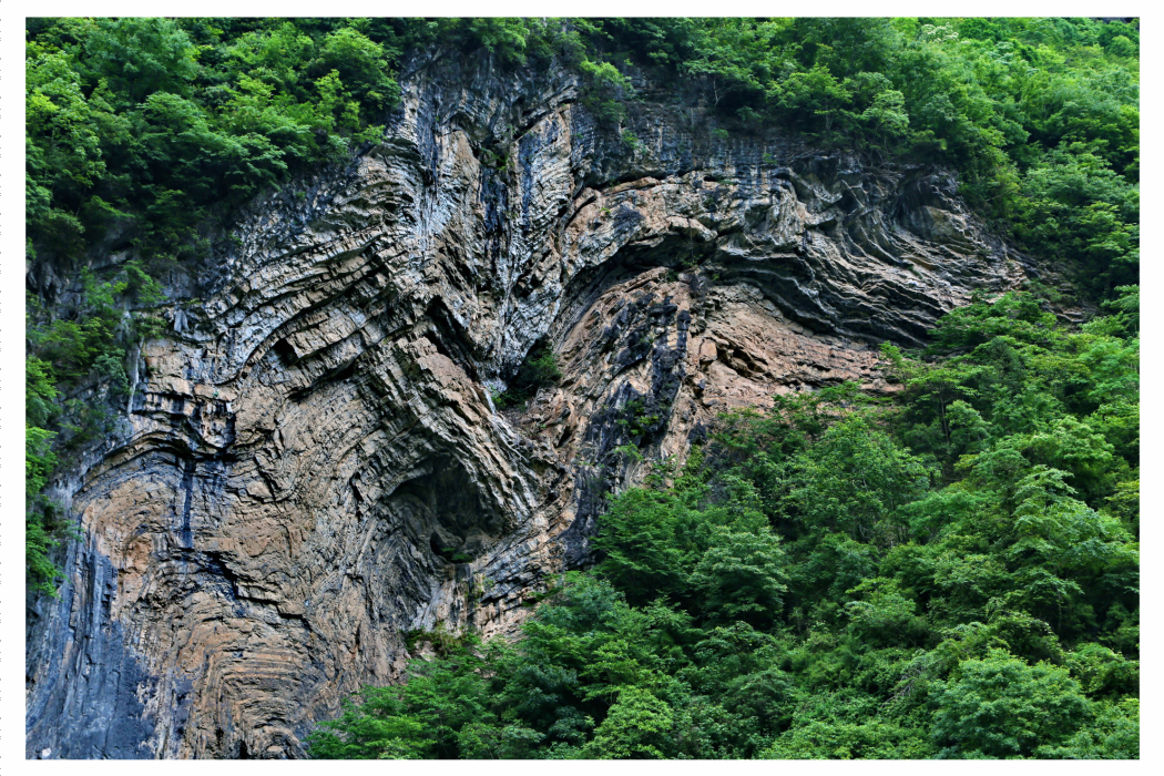 大巴山褶皺