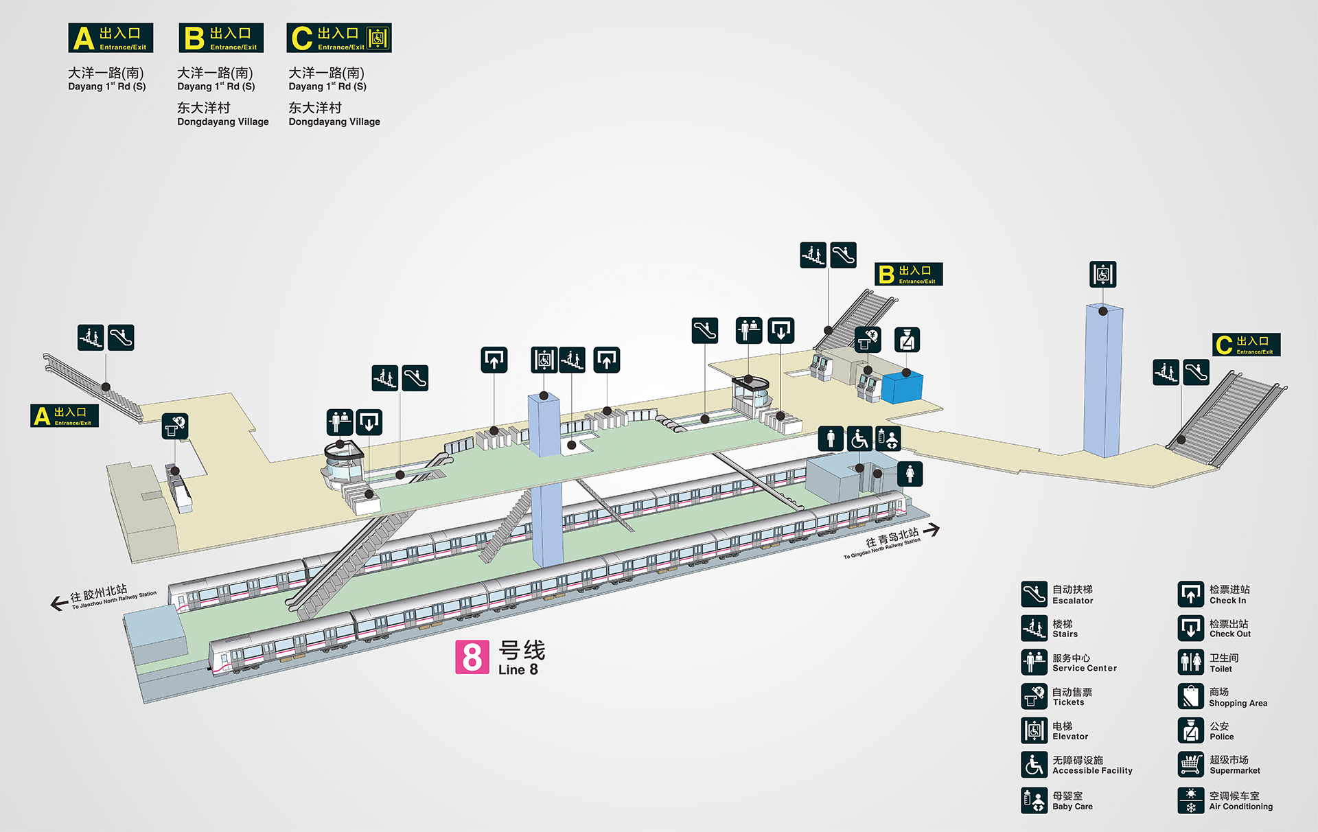 大洋站(中國山東省青島市境內捷運車站)