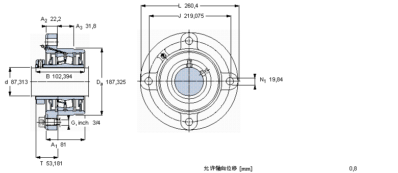 SKF FYRP3.7/16-18軸承