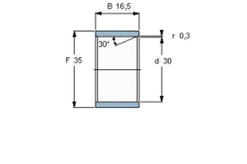 SKF LR30x35x16.5軸承