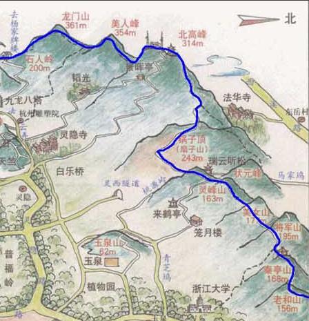 老和山地圖