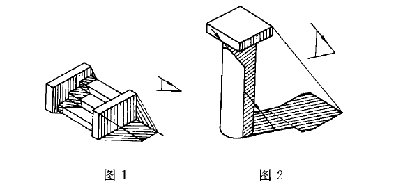 軸測圖中為物體添繪陰影