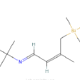 3-三甲基甲矽烷甲基-N-叔丁基巴豆亞胺醛