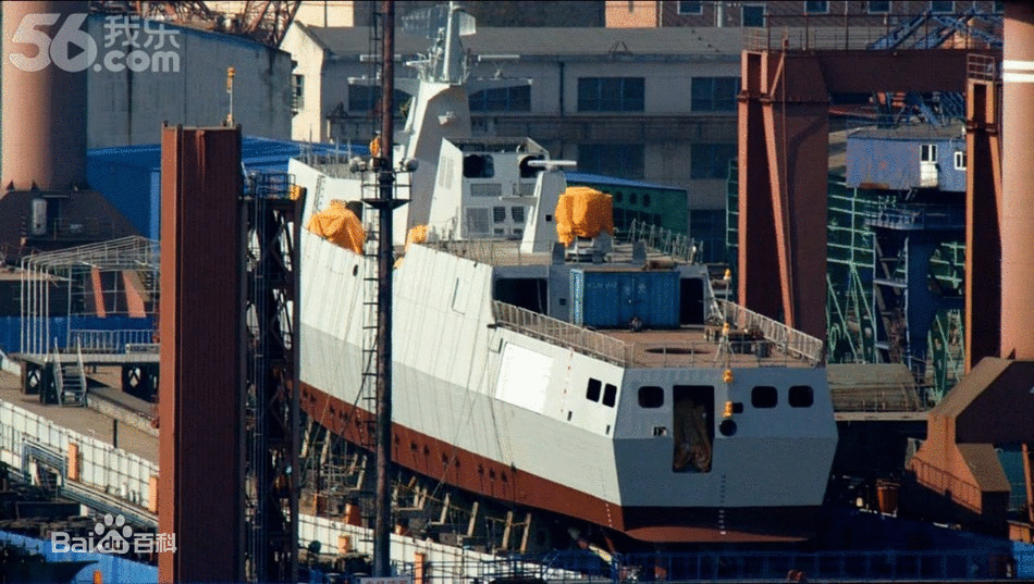 056A艦尾拖曳式聲吶投放口