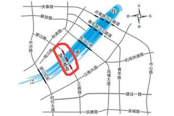 望江路過江隧道