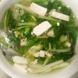 小白菜豆腐湯