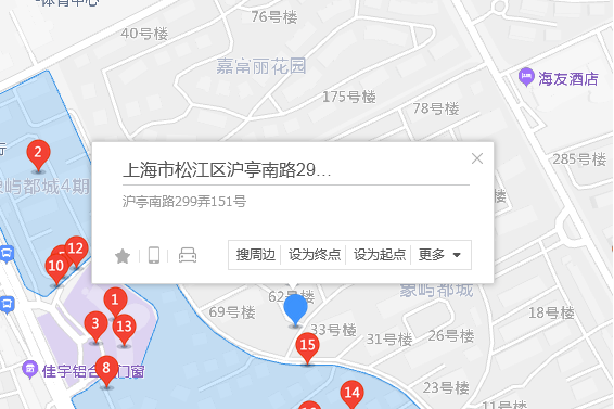 滬亭南路299弄151號