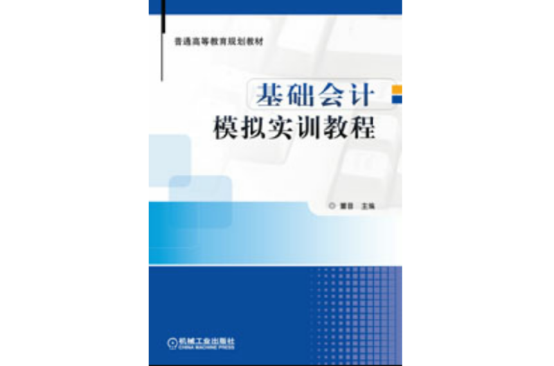 基礎會計模擬實訓教程(董普編著圖書)