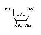 β-D-呋喃核糖-1-醋酸酯-2,3,5-三苯甲酸酯