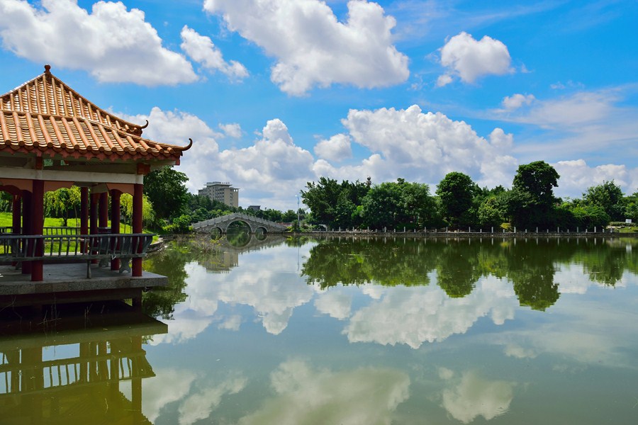 北流城西公園美色