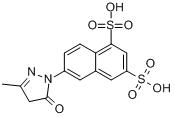 6-（4,5-二氫-3-甲基-5-氧代-1H-吡唑-1-基）-1,3-萘二磺酸