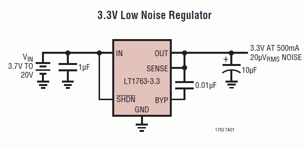 LT1763典型套用