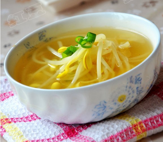 黃豆芽湯