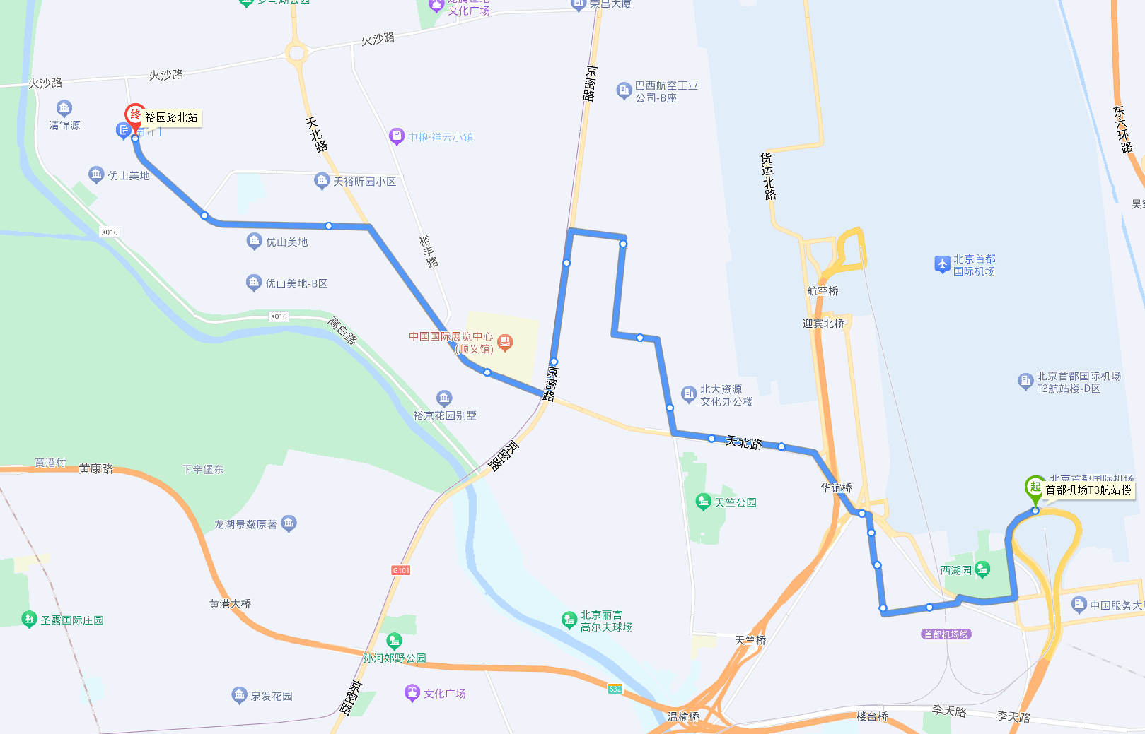 北京公交空港10路