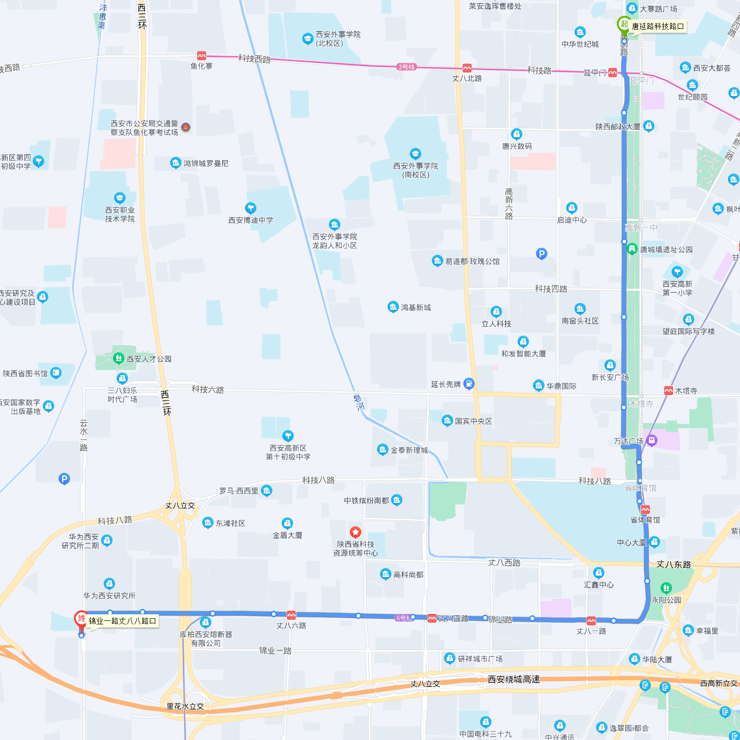 西安公交高新9號線